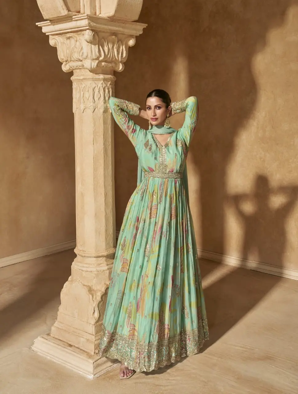 Floral Enchantment Anarkali