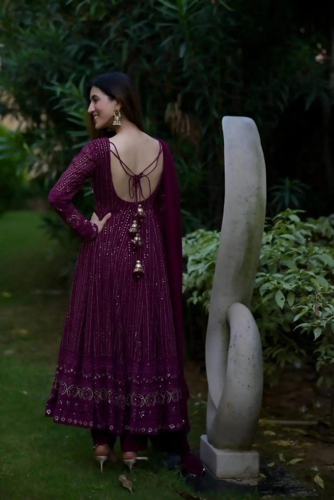 Rang-e-Mehroo Premium Anarkali Suit Set