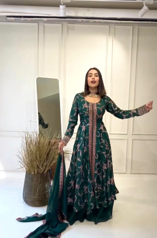 Royal Green Grace Suit Set