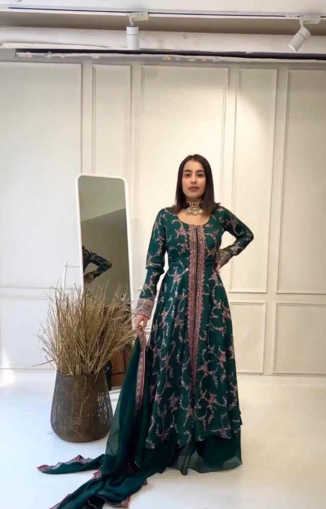 Royal Green Grace Suit Set