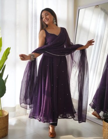Party Wear Look Gown & Dupatta Set