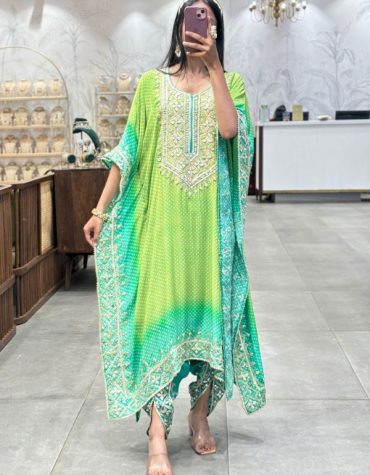 Radiance Chinon Silk Kaftan