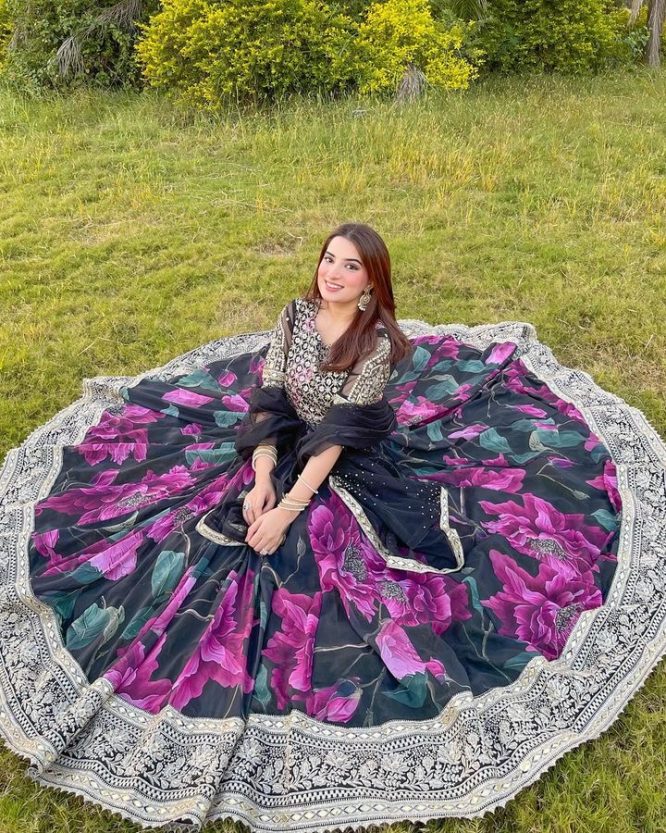 Royal Shimmer Party Gown With Dupatta