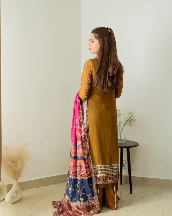 Sunehri Afsana Sharara Set