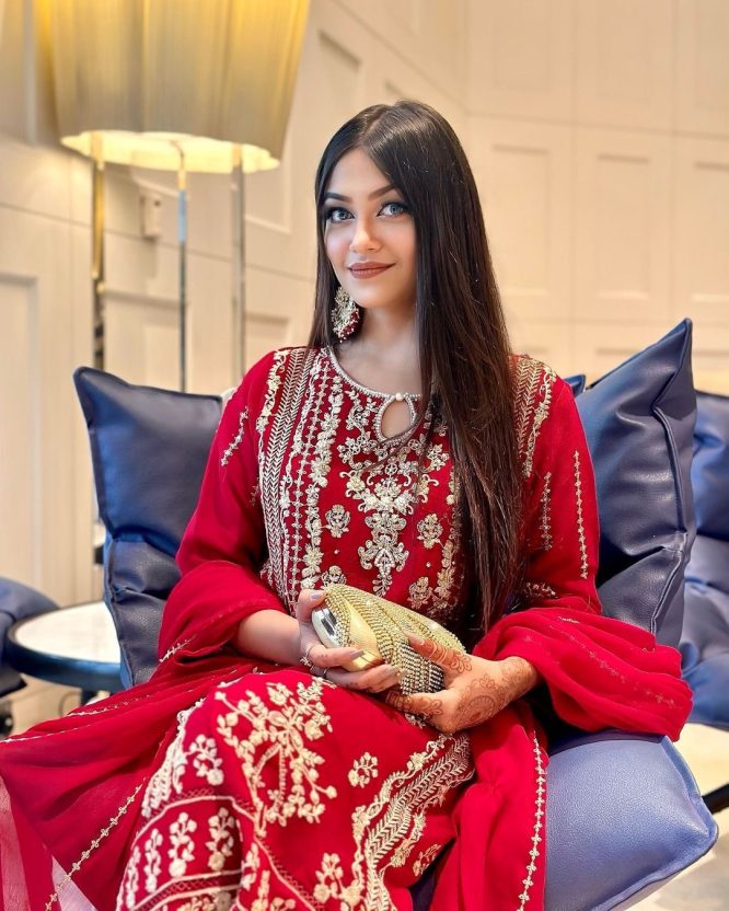 Elegant Designer Sequin Embroidered Top, Pant & Dupatta Set
