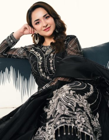 Black Suit With Silver Embroidery