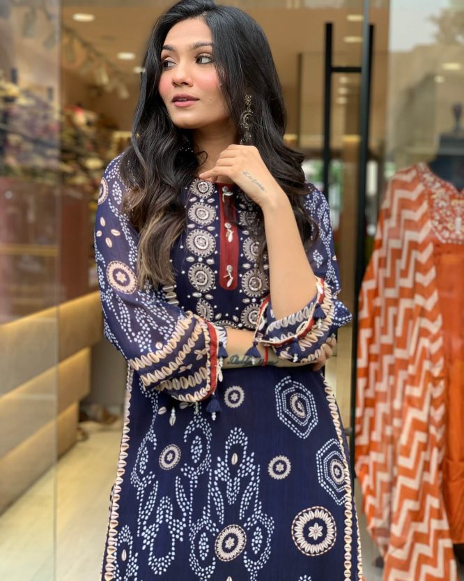 Royal Blue Handcrafted Threadwork Suit