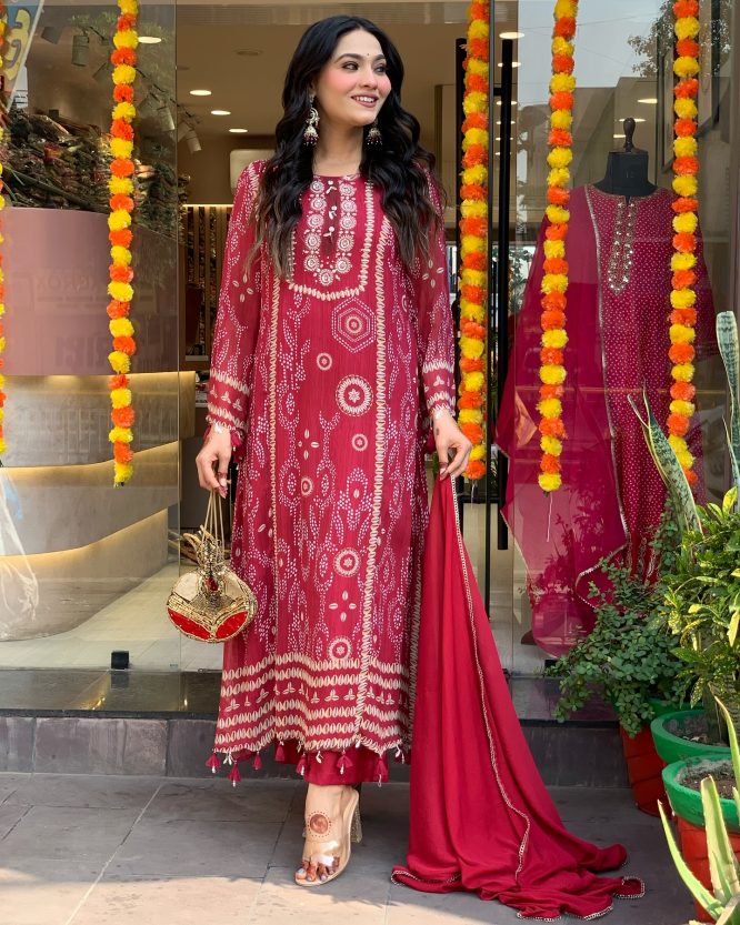 Siren Red Suit Set