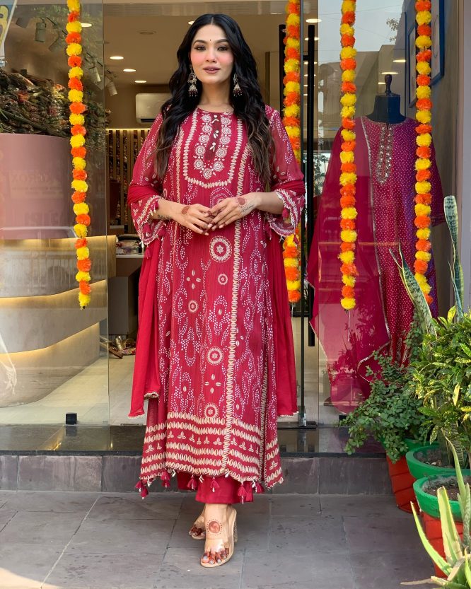 Siren Red Suit Set