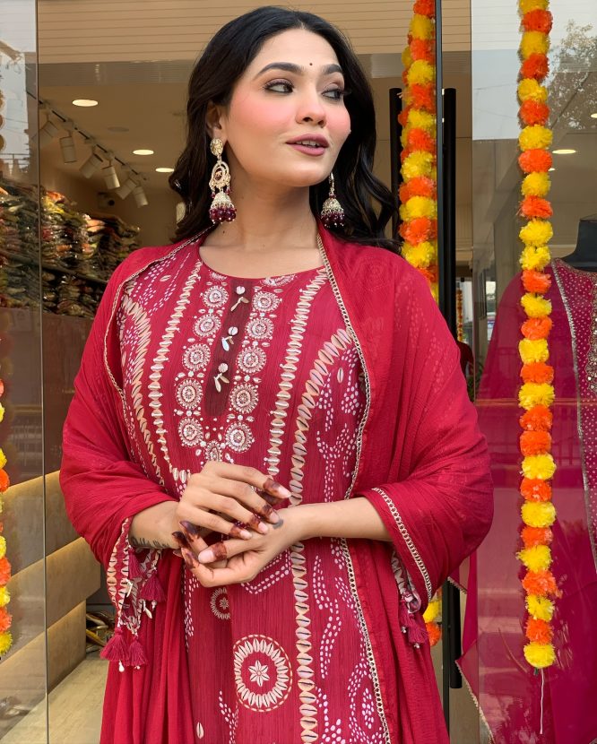 Siren Red Suit Set