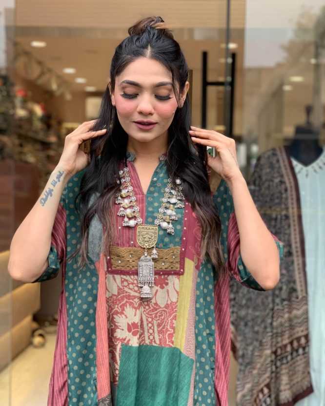 Satrangi Sangam Boho Suit Set