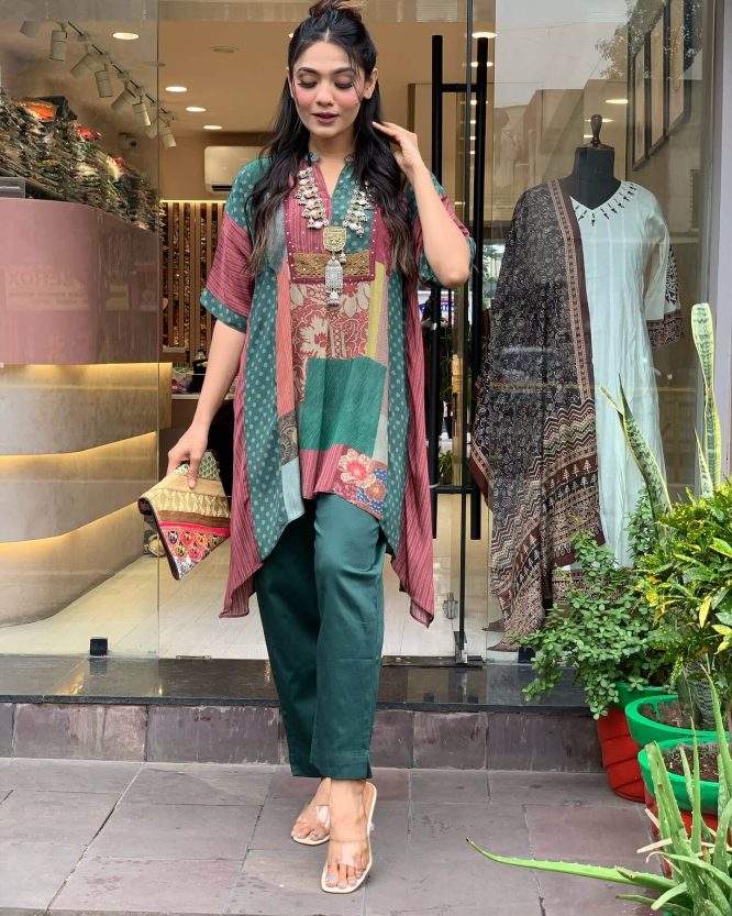 Satrangi Sangam Boho Suit Set