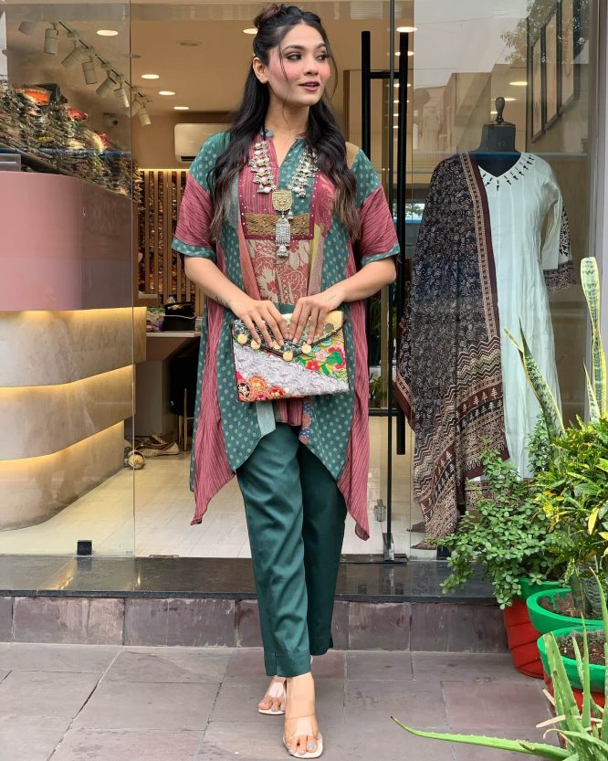 Satrangi Sangam Boho Suit Set