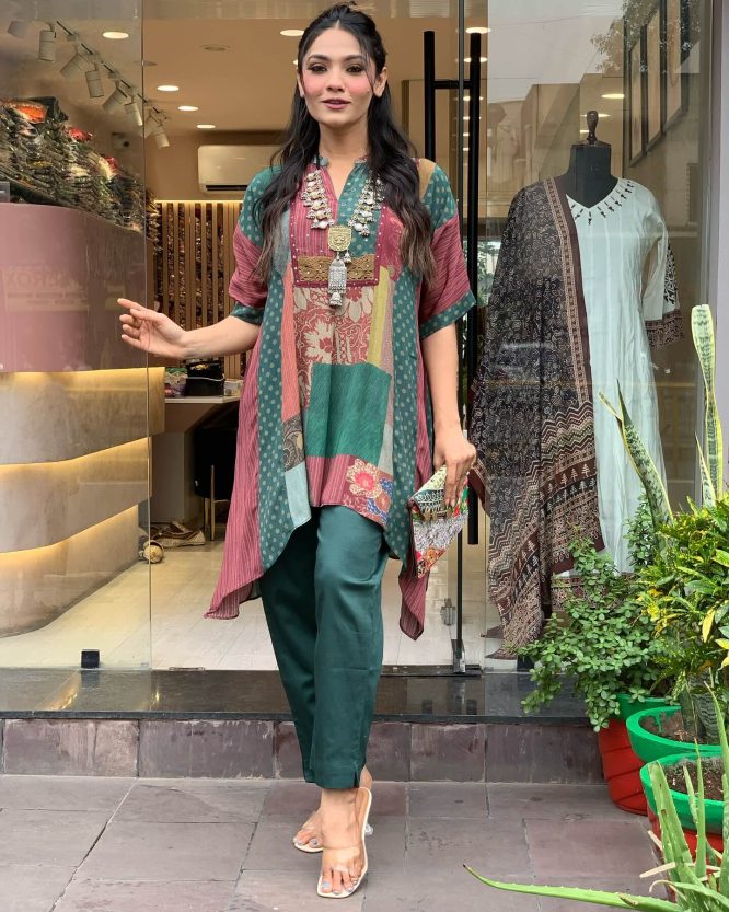 Satrangi Sangam Boho Suit Set