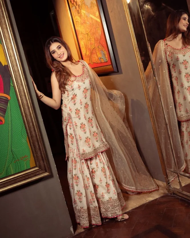 Ivory Floral Grace Suit Set