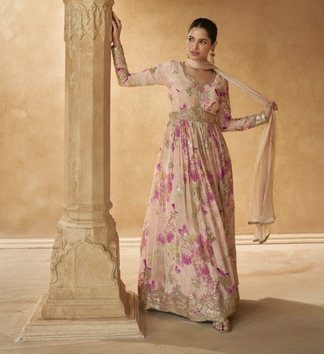 Floral Enchantment Anarkali