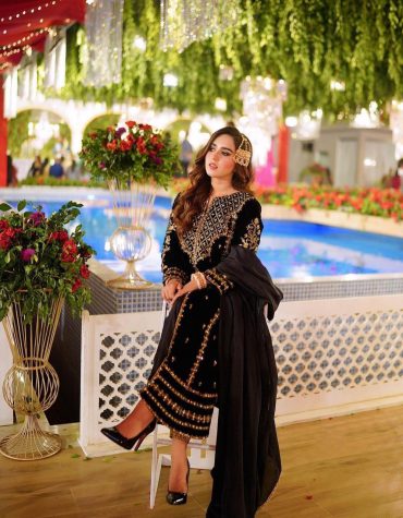 Royal Midnight Velvet Salwar Suit