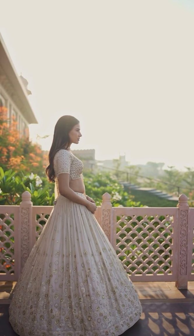 Golden Ivory Radiance Lehenga