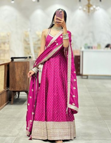 Gulabi Grace Anarkali Suit Set