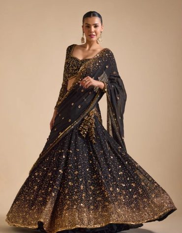 Noir Royale Lehenga Set
