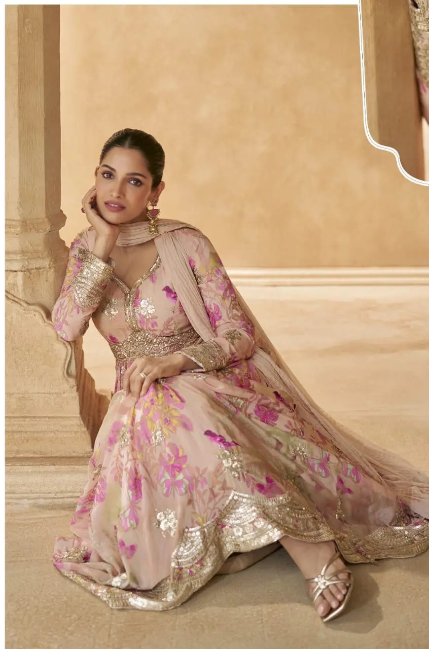 Floral Enchantment Anarkali