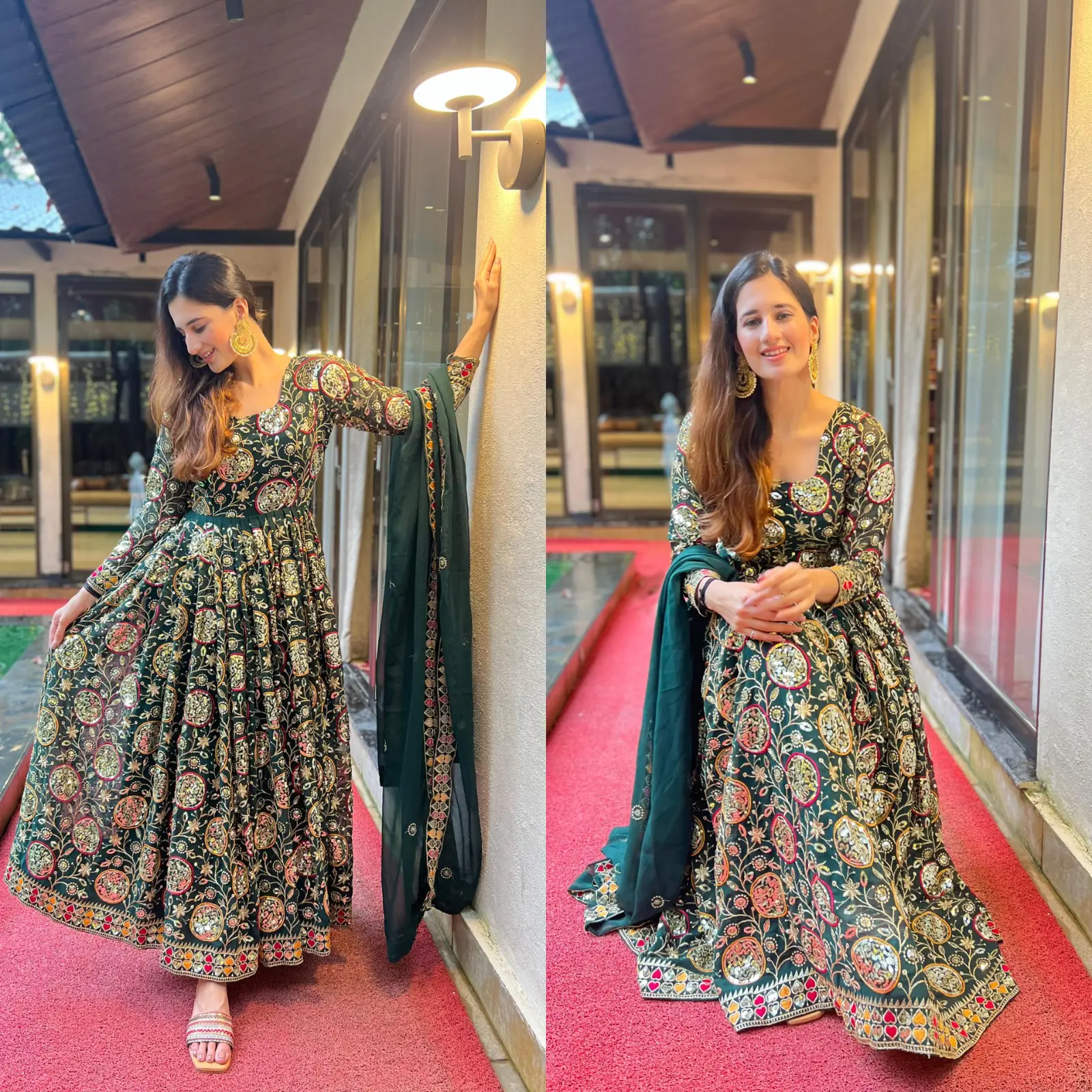 Rajwada Glamour Embroidered Anarkali