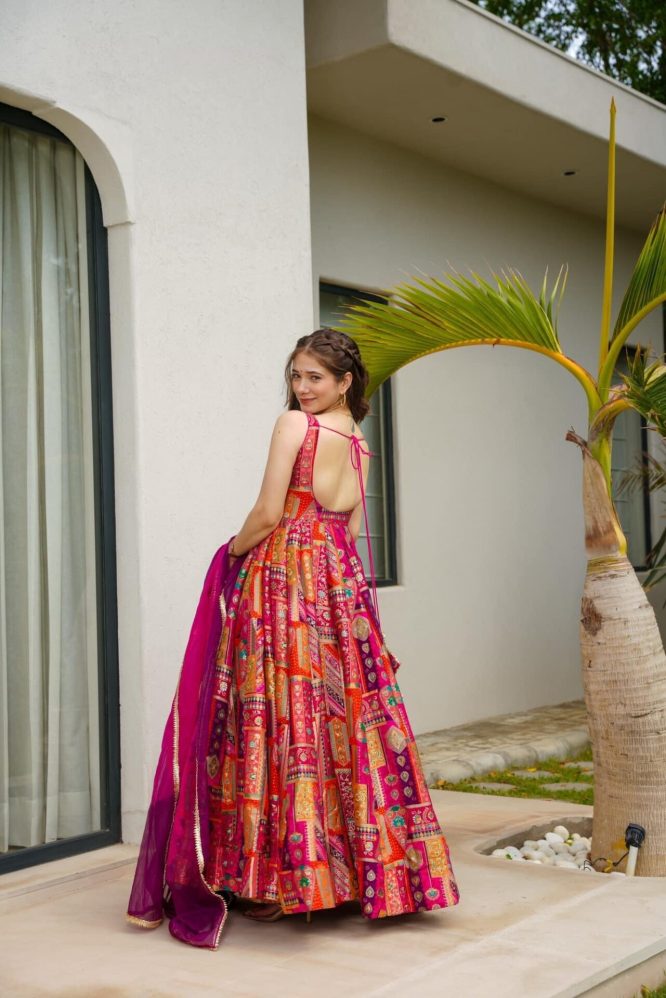 Royal Mosaic Silk Ensemble