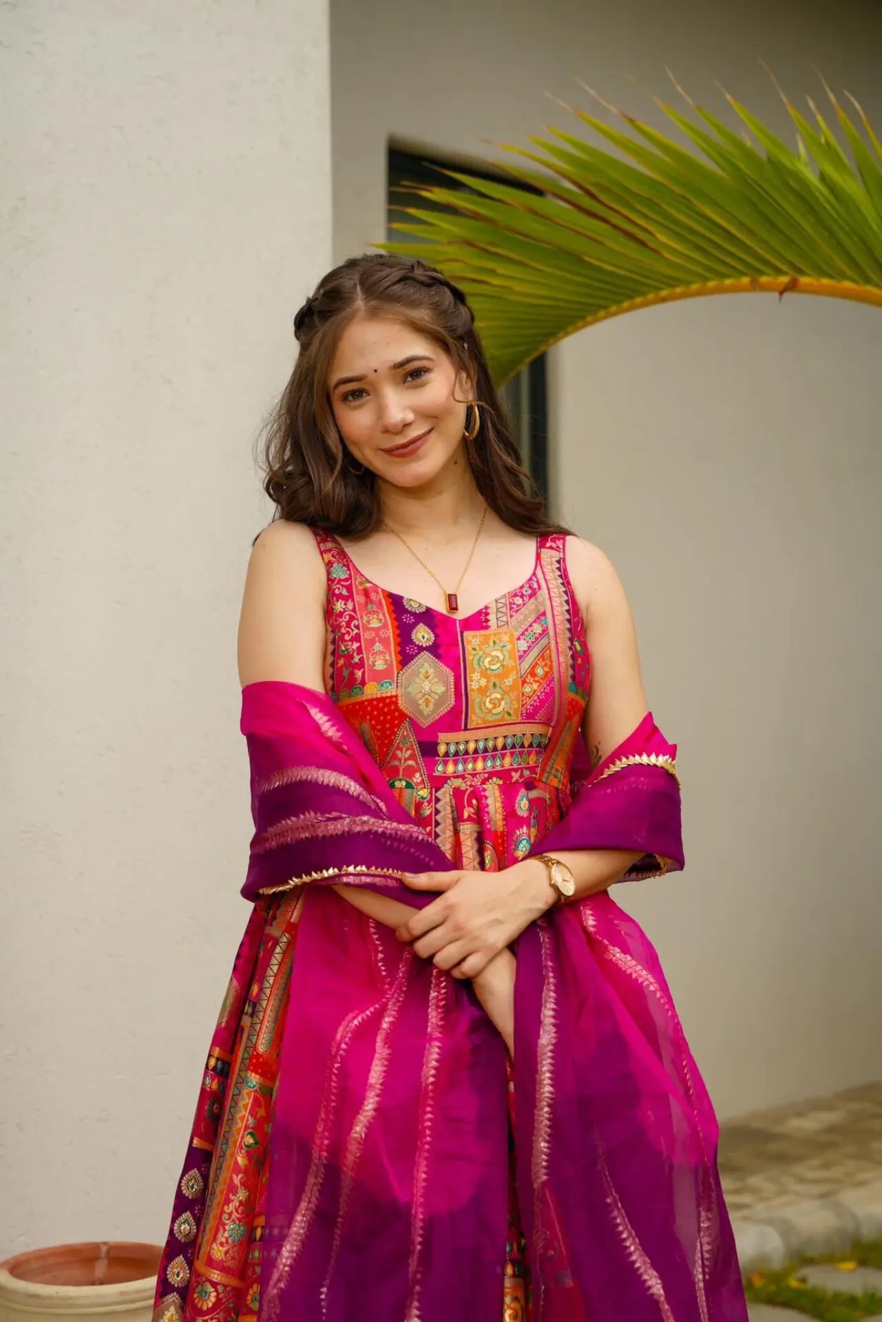 Royal Mosaic Silk Ensemble