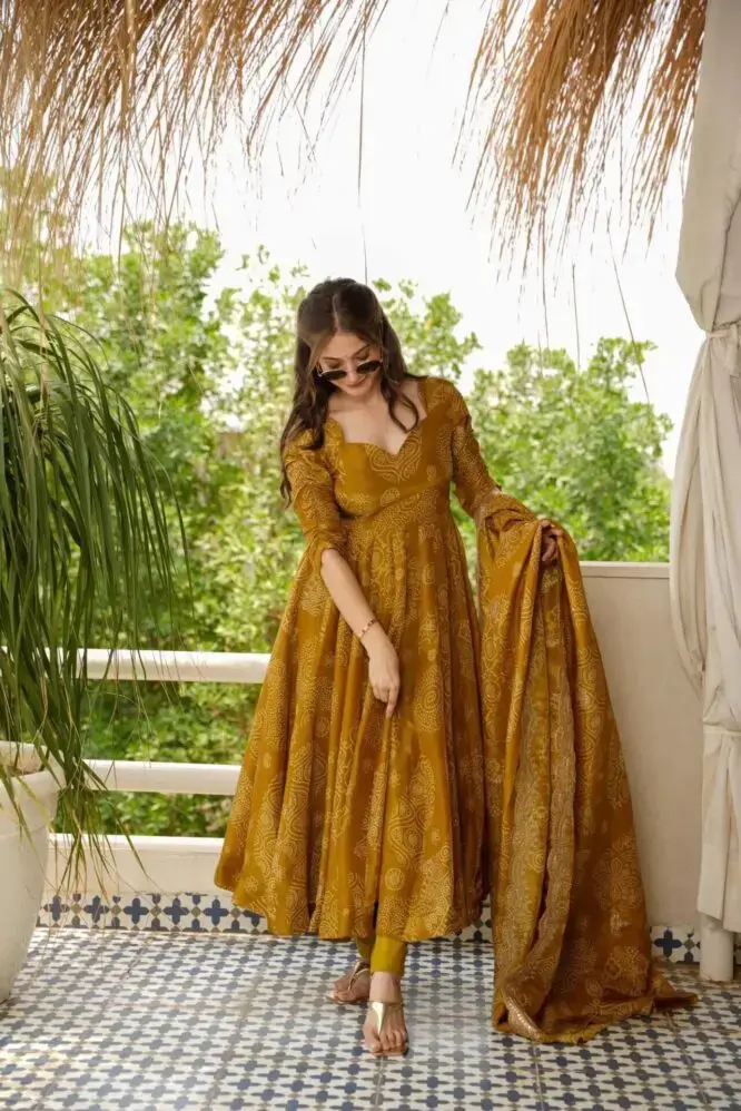 Golden Cosmos Boho Suit