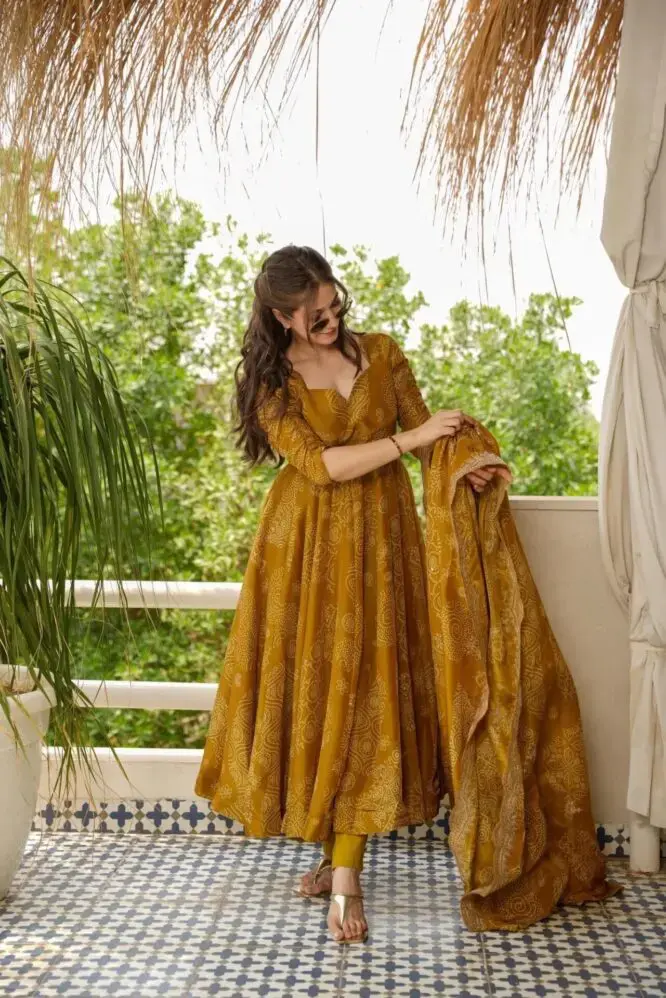 Golden Cosmos Boho Suit