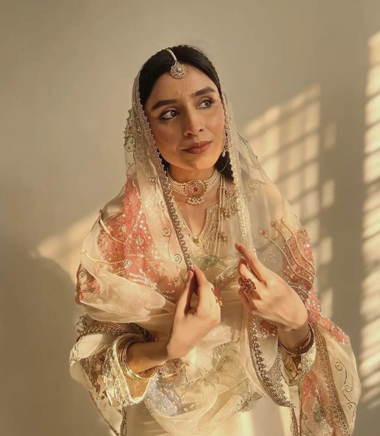 Ivory Enchantment Gharara Set