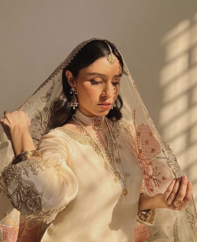 Ivory Enchantment Gharara Set
