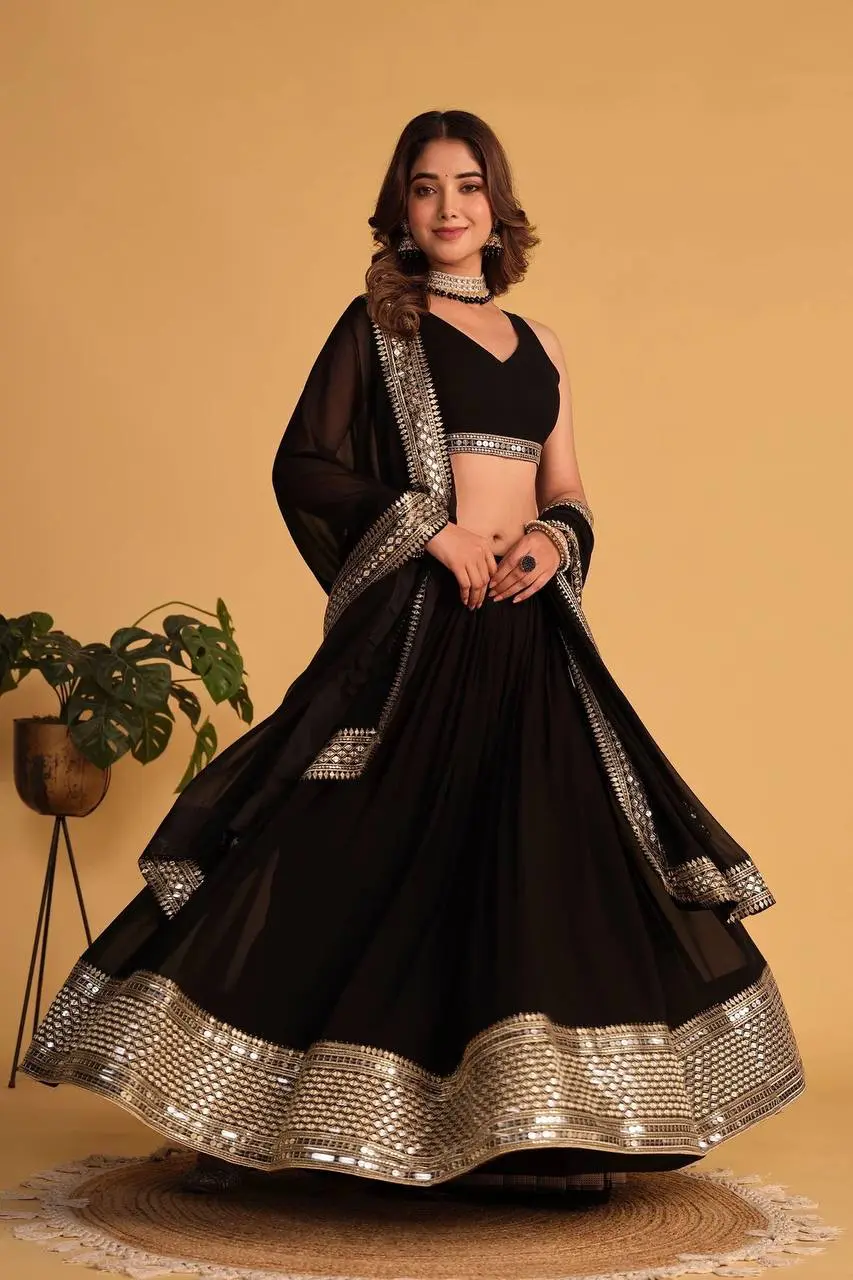 Midnight Radiance Lehenga