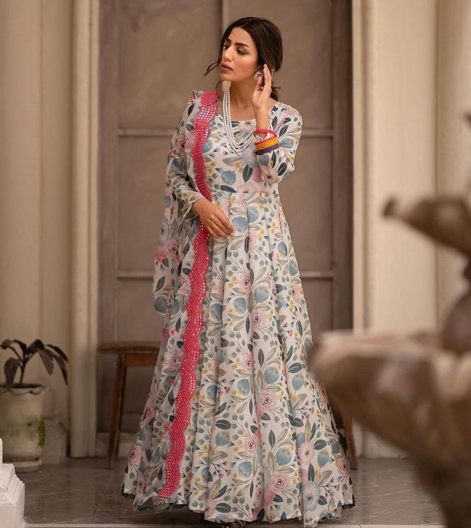 Blossom Elegance Anarkali