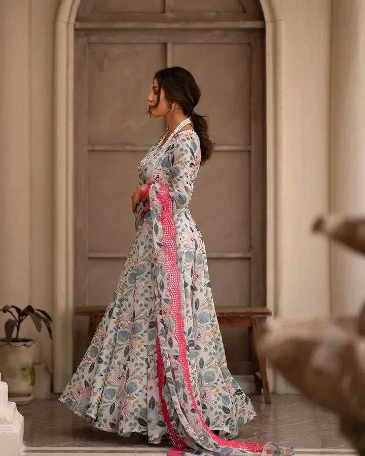 Blossom Elegance Anarkali