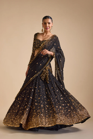 Noir Royale Lehenga Set