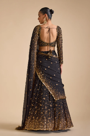 Noir Royale Lehenga Set