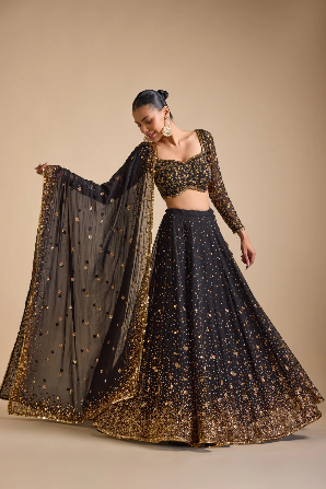 Noir Royale Lehenga Set
