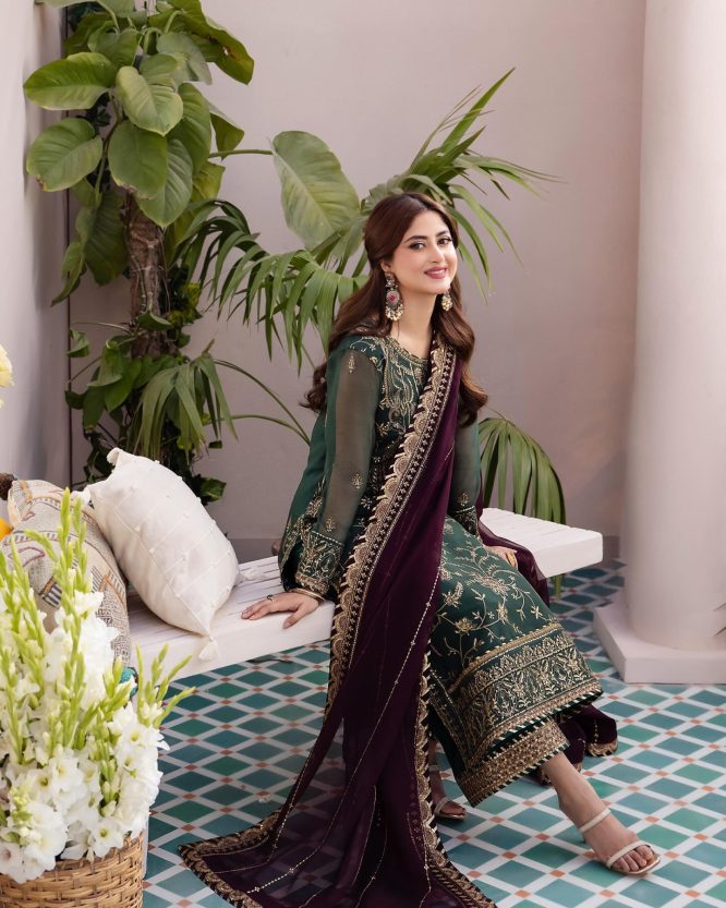 Royal Lahori Embroidered Suit Set