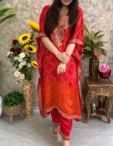 Sunset Elegance Kaftan Set