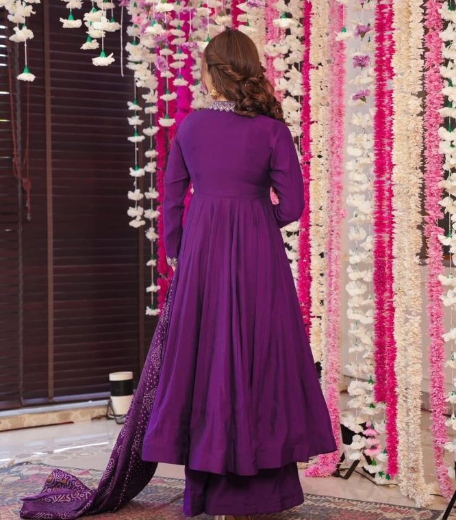 Muslin Charm Anarkali Suit Set