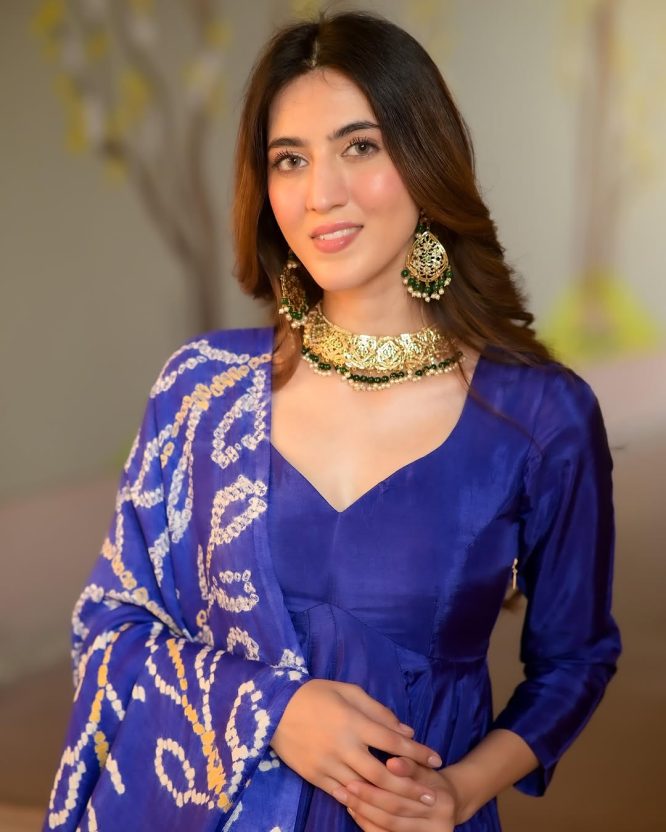 Anamika Premium Silk Anarkali Suit Set