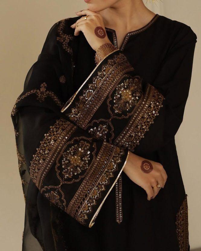 Black Beauty With Golden Accents