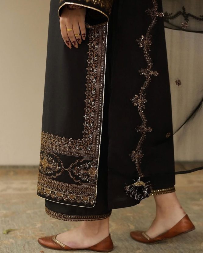 Black Beauty With Golden Accents