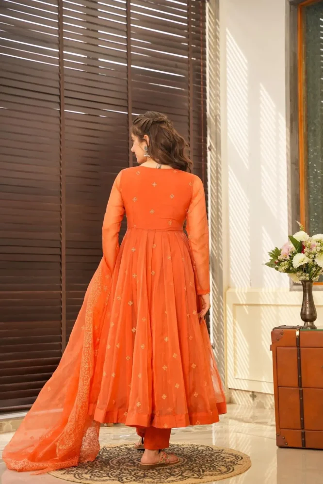 Sunset Glow Organza Suit Set