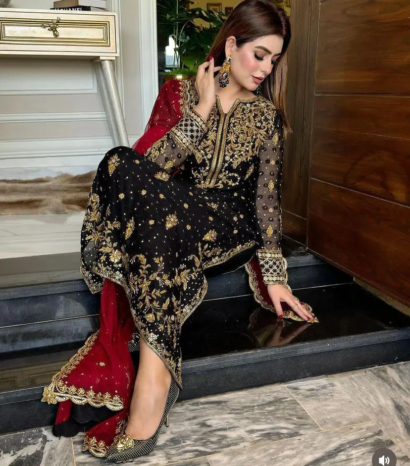 Regal Black Designer Suit Set