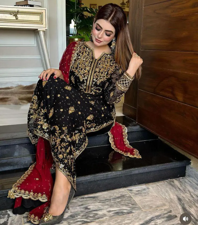Regal Black Designer Suit Set