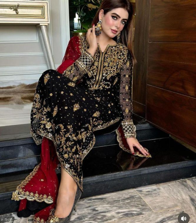 Regal Black Designer Suit Set
