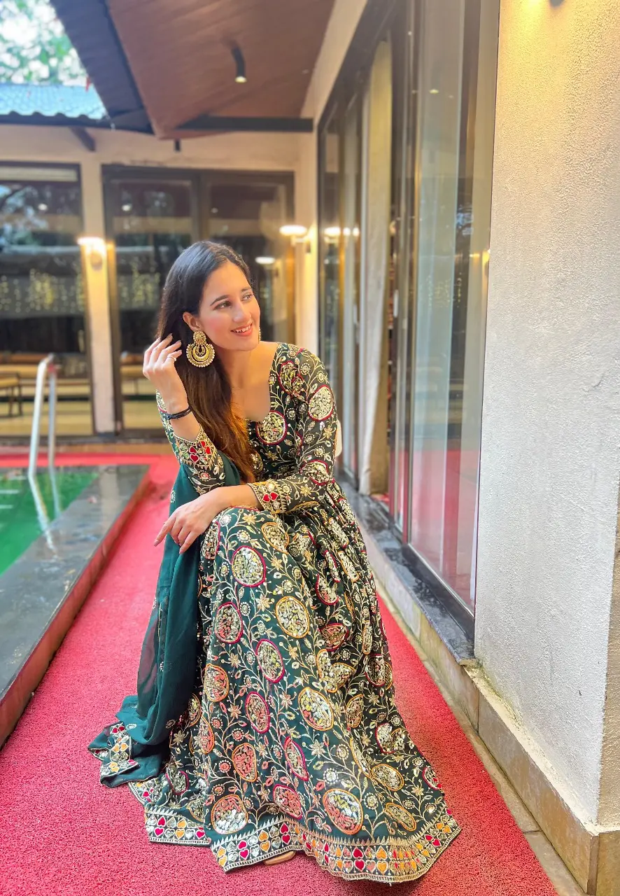 Rajwada Glamour Embroidered Anarkali