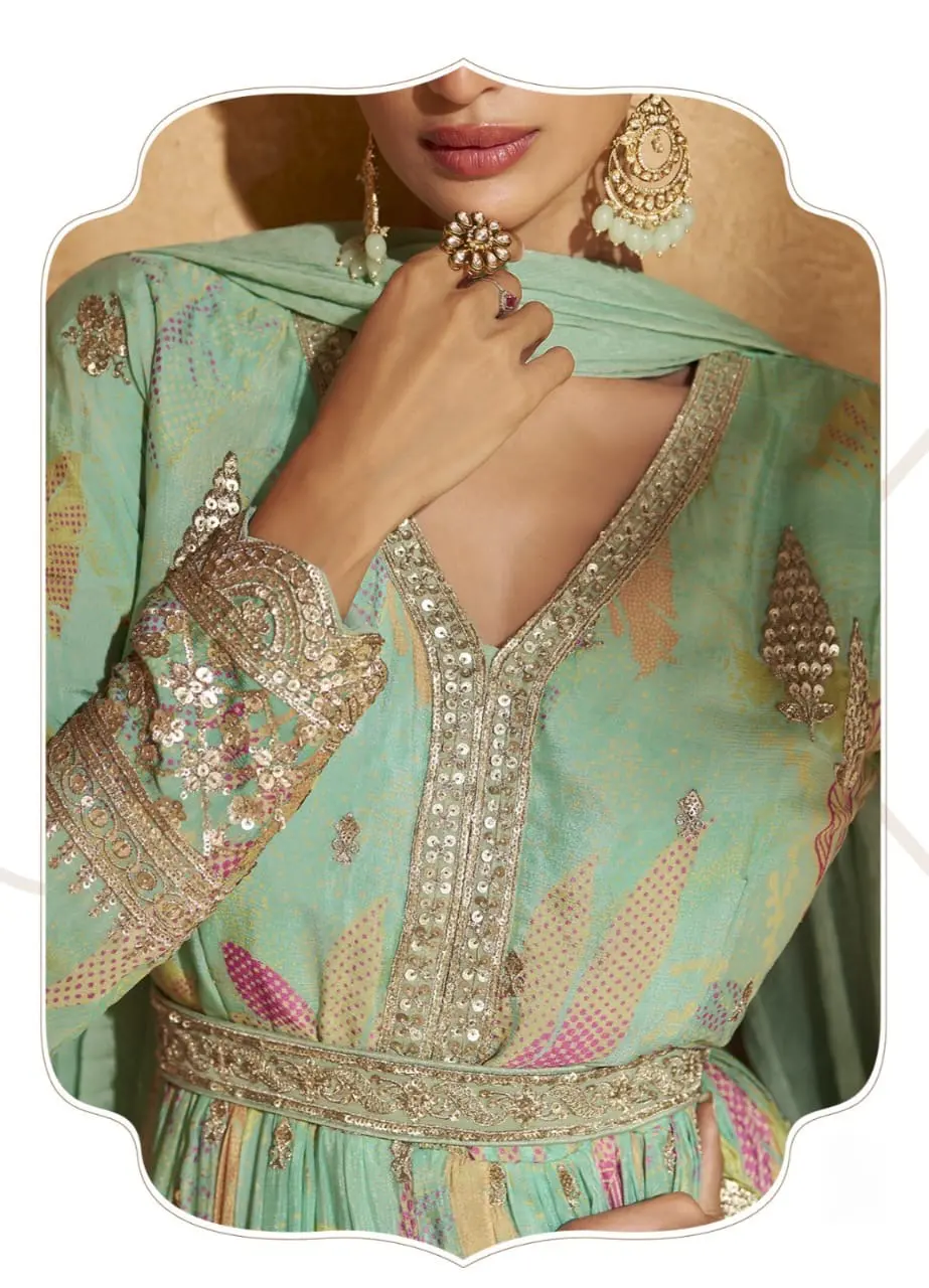 Floral Enchantment Anarkali